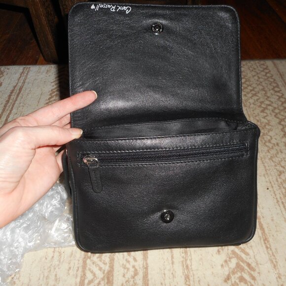 NWT Hand painted Westie Dog black handbag - Picture 5 of 6